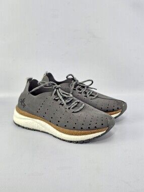 OTBT Alstead Women's Travel Lite Sneakers Perforated Gray Vegan 7.5